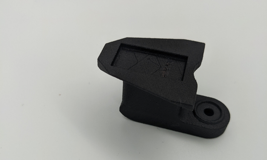 Nightfox Click Dovetail Helmet Adapter for Nightfox Cape | Side Angle