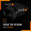 Nightfox Whisker Night Vision Binoculars | FOCUS THE IR BEAM AND THE PICTURE