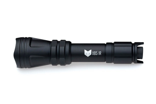 Nightfox XB5 850nm Infrared LED Flashlight | Side angle with white background