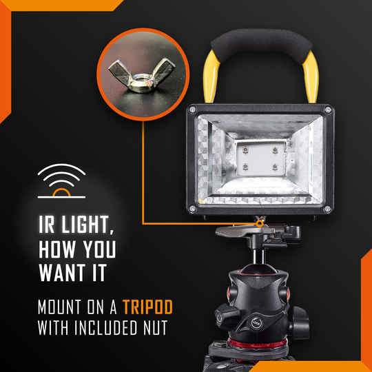 Nightfox Arc | Powerful IR Floodlight | Wide beam | USB charging
