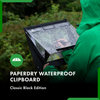 Waterproof Clipboard by Paperdry, A4 Portrait, Black
