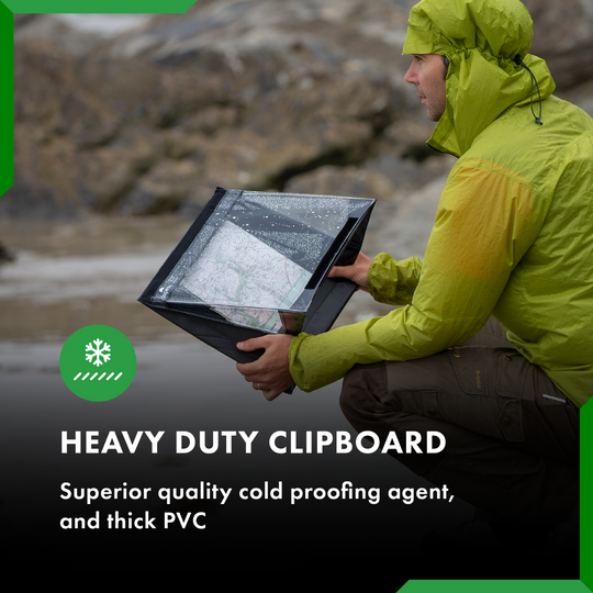 Waterproof Clipboard by Paperdry, A4 Portrait, Black