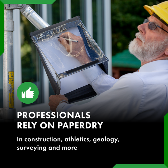 Waterproof Clipboard by Paperdry, A4 Portrait, Black